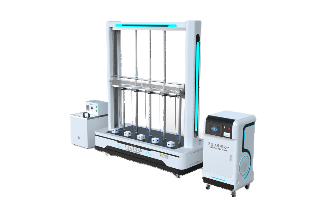 五工位导管流量测试仪(流量计法)